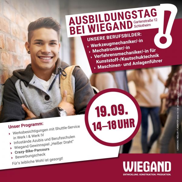 Tag Der Ausbildung Am 19.09.2018 Wiegand In Schlotheim - Www.wiegand-tec.de